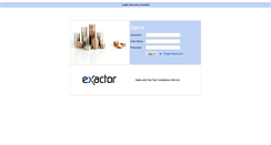 Desktop Screenshot of paychex.exactor.com